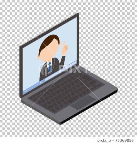 オンラインセミナー　ノートPC視聴イメージ 75369886