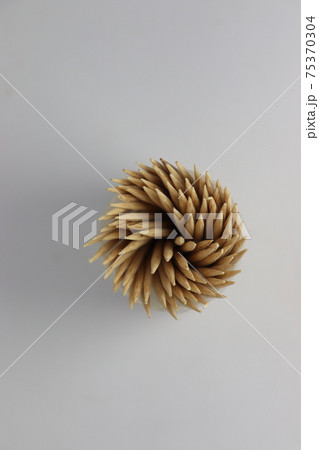 bamboo created toothpick on pot bamboo created toothpick on pot 75370304