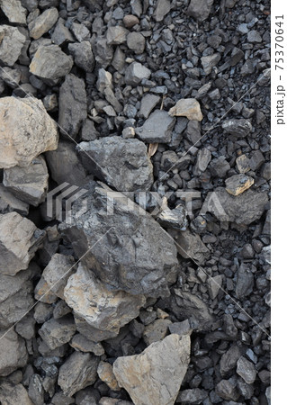 black colored coal stock black colored coal stock 75370641