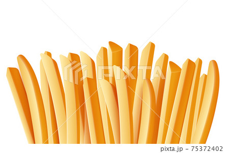 Salty tasty french fries, delicious potato sticks, fast food snack. Salty tasty french fries, delicious potato sticks, fast food snack. 75372402