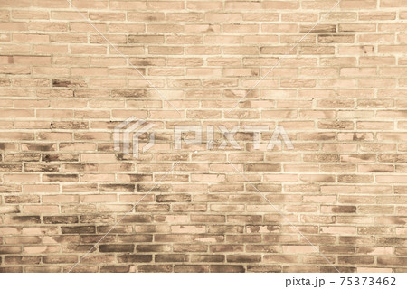 Beige grunge brick wall texture background 75373462