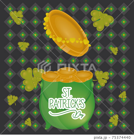 Saint patricks day card 75374440