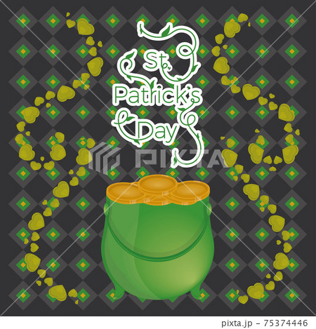 Saint patricks day card 75374446