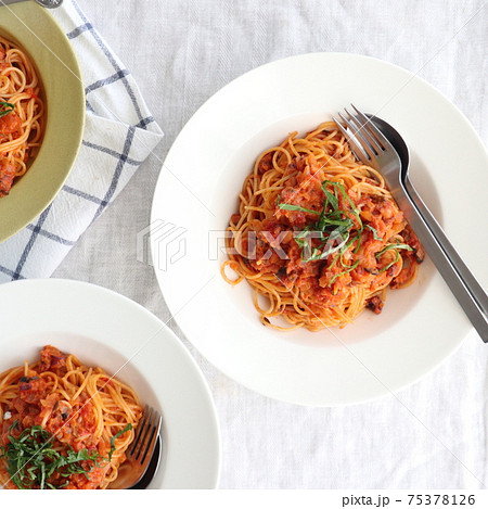 おうちで美味しいパスタランチ 75378126