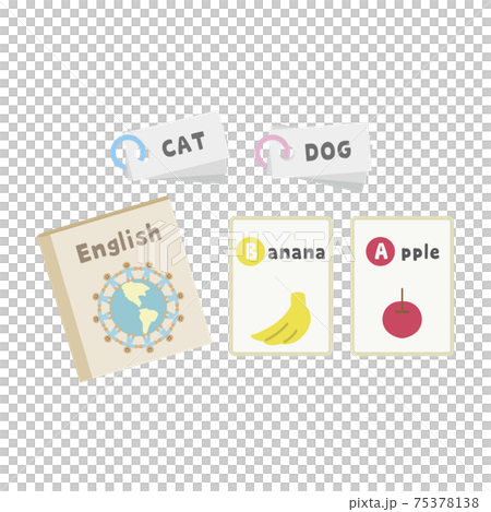 英語授業のイメージイラスト 75378138