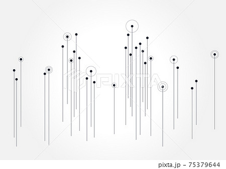 背景 ネットワーク イラストのイラスト素材