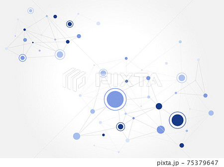 背景 接続 ネットワークのイラスト素材