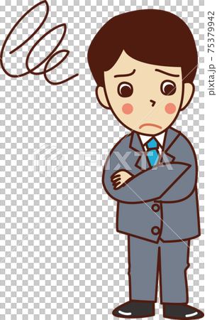A troubled businessman. 75379942