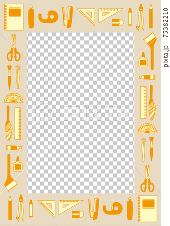 文具和手工藝品的裝飾框 75382210