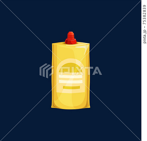 Doy-pack, plastic pouch bag with sauce dressing 75382839