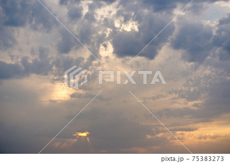 Sunset sky Sunset sky 75383273