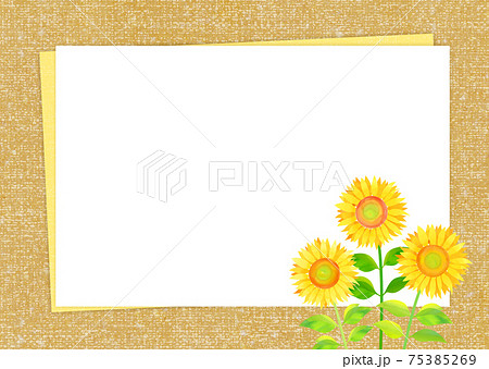 背景素材_ひまわり 向日葵 背景素材_ひまわり 向日葵 75385269