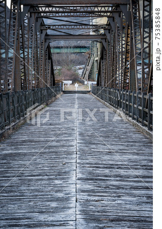 古河橋 足尾本山駅跡 栃木県日光市足尾 古河橋 足尾本山駅跡 栃木県日光市足尾 75385848