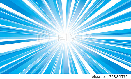 グラデーションを使用したフラッシュ 水色 のベクターイラストのイラスト素材
