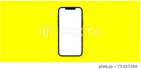 スマホ-ベクター素材 75387360