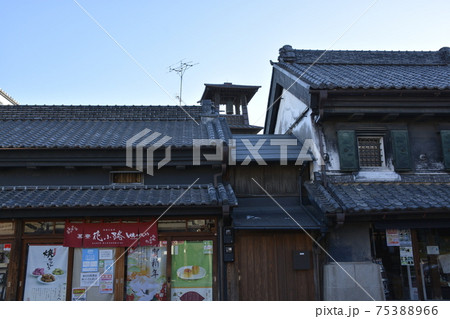 【埼玉県川越市】時の鐘が見える風景 【埼玉県川越市】時の鐘が見える風景 75388966