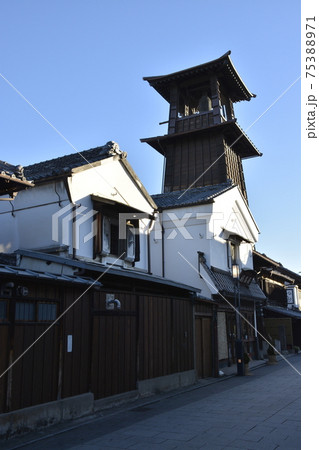 【埼玉県川越市】時の鐘が見える風景 【埼玉県川越市】時の鐘が見える風景 75388971