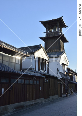 【埼玉県川越市】時の鐘が見える風景 75388978