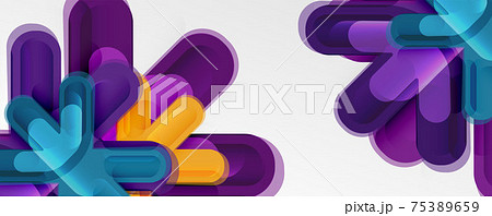 Abstract glossy crosses background for business or technology presentations, internet posters or web brochure covers 75389659