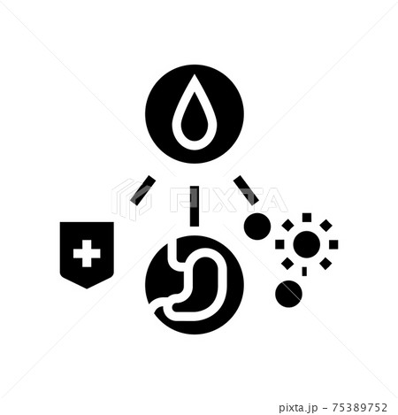 health benefits of breast milk glyph icon vector illustration health benefits of breast milk glyph icon vector illustration 75389752