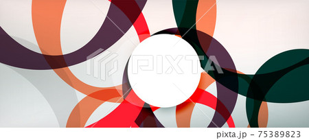 Ring geometric shapes, o letter repetition wallpaper. Abstract background for business or technology presentations, internet posters or web brochure covers Ring geometric shapes, o letter repetition wallpaper. Abstract background for business or technology presentations, internet posters or web brochure covers 75389823