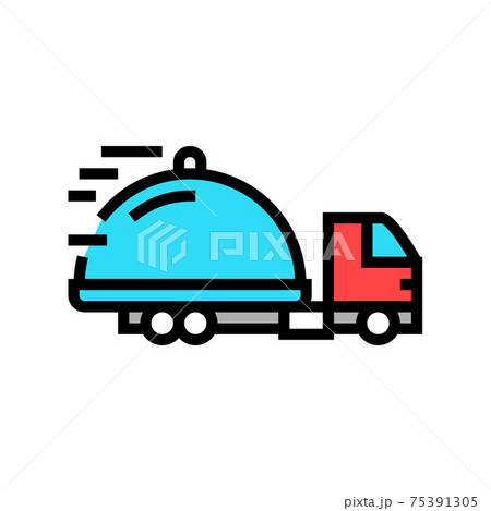 food free shipping color icon vector illustration food free shipping color icon vector illustration 75391305