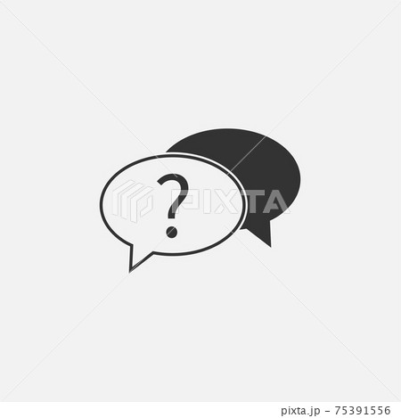 Help, query, question mark, support icon....のイラスト素材 [75391556] - PIXTA