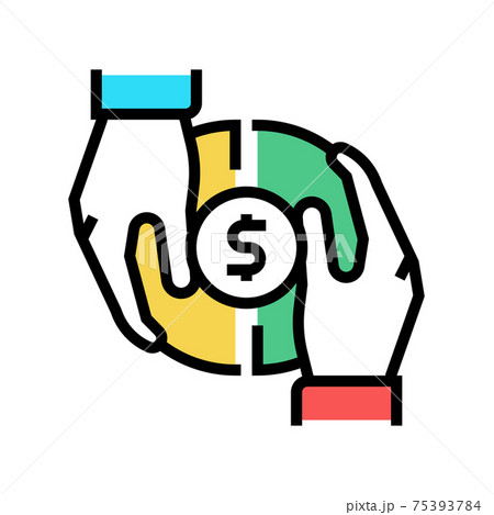 investor money color icon vector illustration investor money color icon vector illustration 75393784