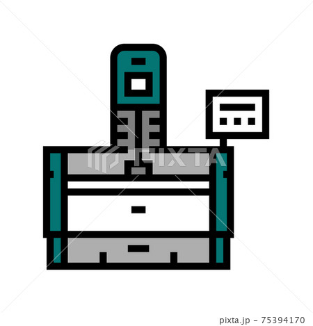 honing machine color icon vector illustration 75394170
