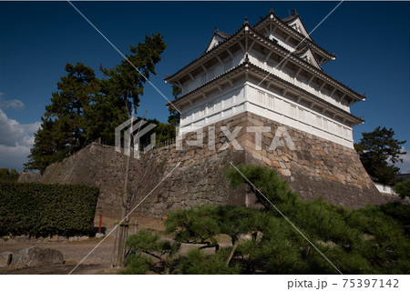 広島県福山市にある福山城伏見櫓 75397142