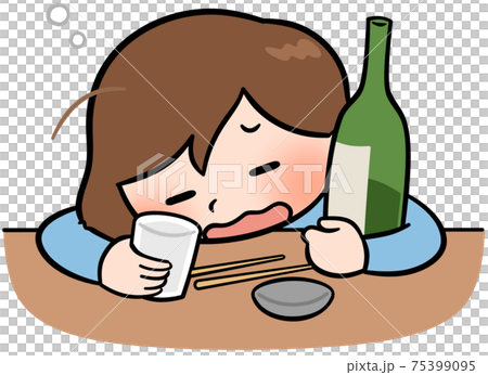 A woman who is drunk 75399095