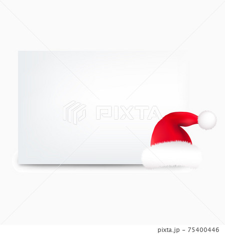 Blank Gift Tag And Santa Hat Blank Gift Tag And Santa Hat 75400446