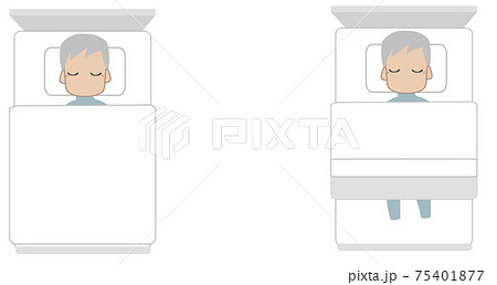 寝ている患者 75401877