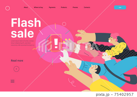 Discounts, sale, promotion, web template Discounts, sale, promotion, web template 75402957