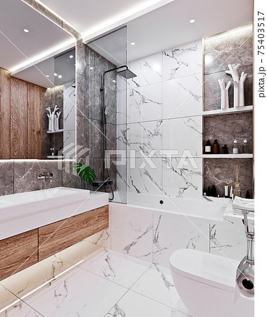 Modern Bathroom Design With Tiles, Tiles For Bathroom Design