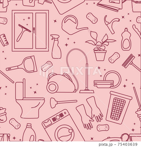 Pattern Cleaning service Household Housekeeping Pattern Cleaning service Household Housekeeping 75403639