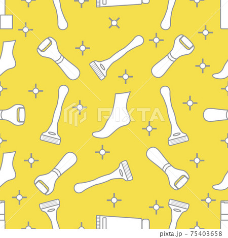 Vector Pattern Shaving hair Depilation Skin care 75403658