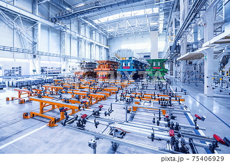 stamping lines in a car factory 75406929