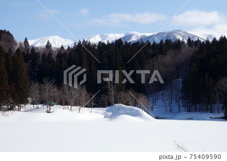 入広瀬より、早春の守門岳 75409590