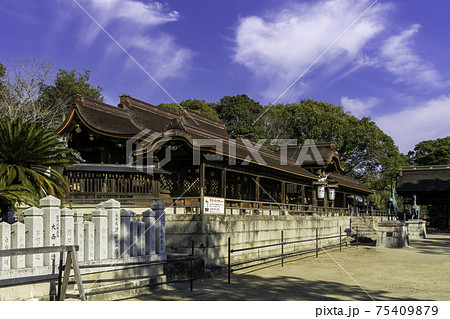 室津　賀茂神社　社殿　兵庫県たつの市御津町 75409879