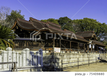 室津 賀茂神社 社殿 兵庫県たつの市御津町 室津 賀茂神社 社殿 兵庫県たつの市御津町 75409880