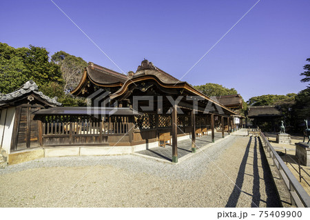室津　賀茂神社　社殿　兵庫県たつの市御津町 75409900