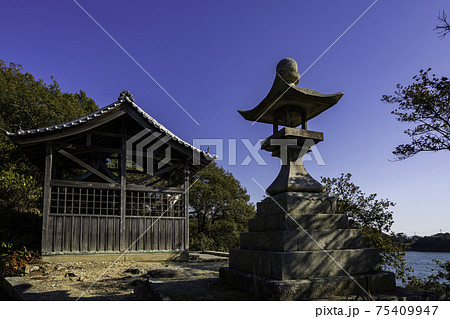室津　賀茂神社　住吉社　兵庫県たつの市御津町 75409947