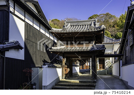 室津　寂静寺　鐘楼門　兵庫県たつの市御津町 75410214