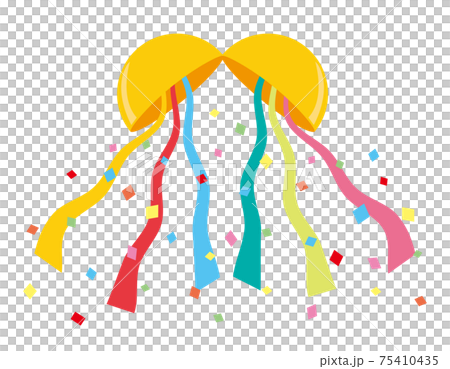 くす玉のベクターイラスト くす玉のベクターイラスト 75410435