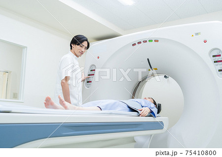 病院　人間ドック　MRI　CT検査　医療 75410800