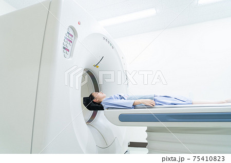 病院　人間ドック　MRI　CT検査　医療 75410823