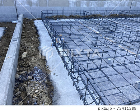 建築現場配筋 75411589