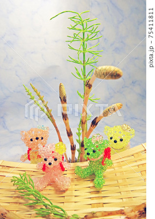 ツクシとビーズテディベアの仲間たち 75411811