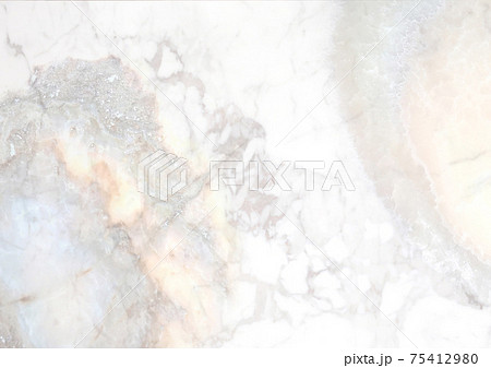 レトロな大理石の壁の背景テクスチャ	 75412980